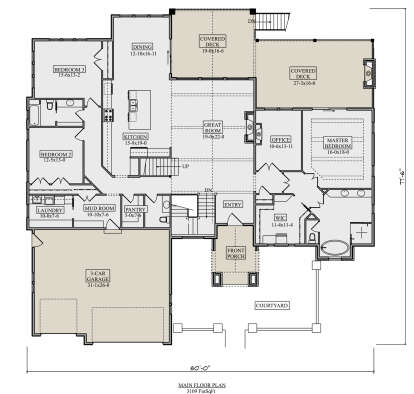 Main Floor  for House Plan #5631-00248