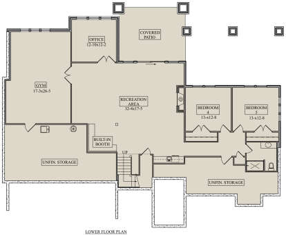 Basement for House Plan #5631-00248