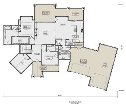 Main Floor  for House Plan #5631-00249