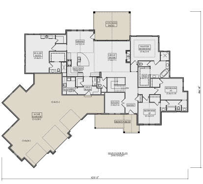 Main Floor  for House Plan #5631-00250