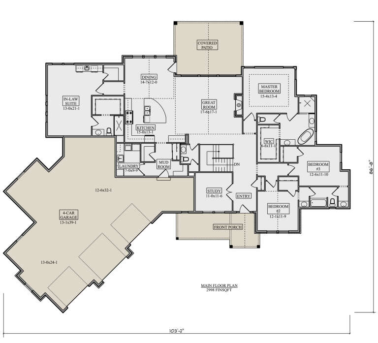 House Plan House Plan #30455 Drawing 1