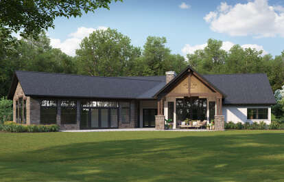 Modern Farmhouse House Plan #5631-00251 Elevation Photo