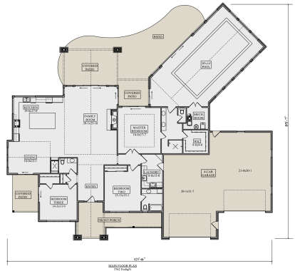 Main Floor  for House Plan #5631-00251