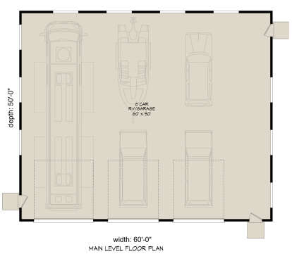 Garage Floor for House Plan #940-00983