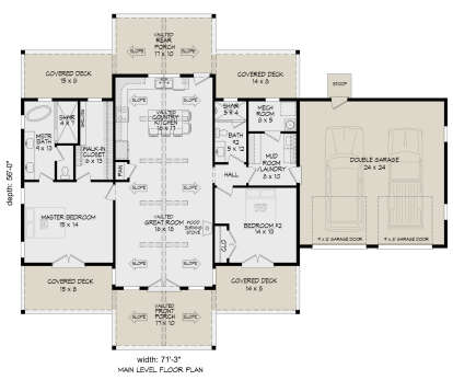 Main Floor  for House Plan #940-00985