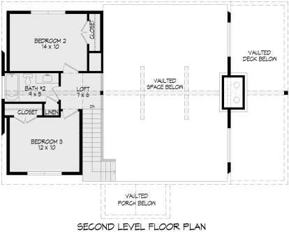 Second Floor for House Plan #940-00986