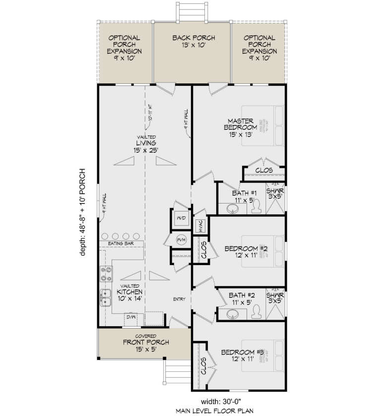 House Plan House Plan #30465 Drawing 1