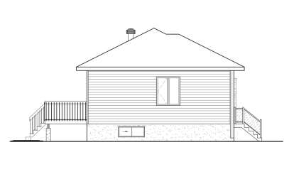 Modern House Plan #6146-00574 Elevation Photo