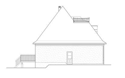European House Plan #6146-00575 Elevation Photo