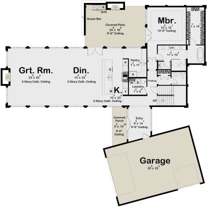 Main Floor  for House Plan #963-00875