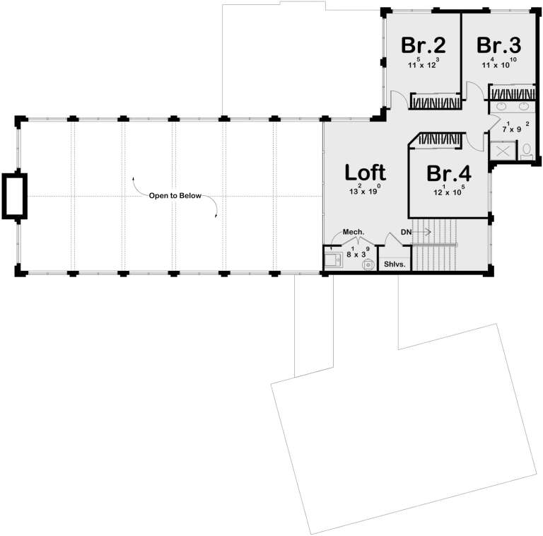 House Plan House Plan #30470 Drawing 2