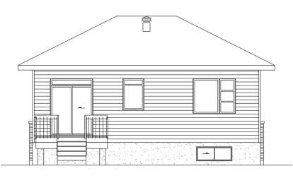 Modern House Plan #6146-00579 Elevation Photo
