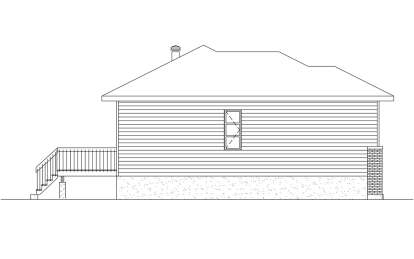 Modern House Plan #6146-00579 Elevation Photo