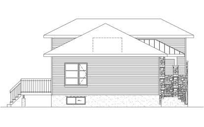 Modern House Plan #6146-00583 Elevation Photo