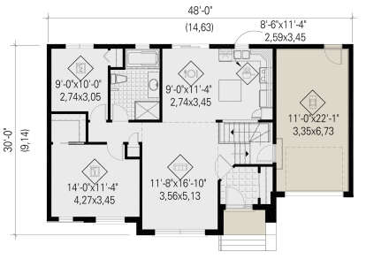 Main Floor  for House Plan #6146-00584