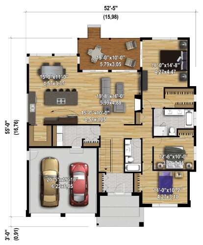 Main Floor  for House Plan #6146-00585