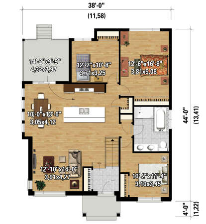 Main Floor  for House Plan #6146-00586