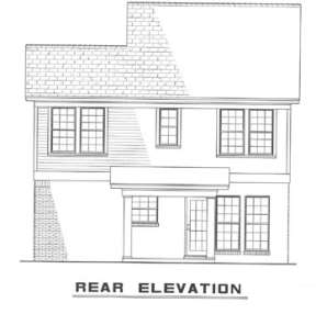 Narrow Lot House Plan #110-00092 Elevation Photo