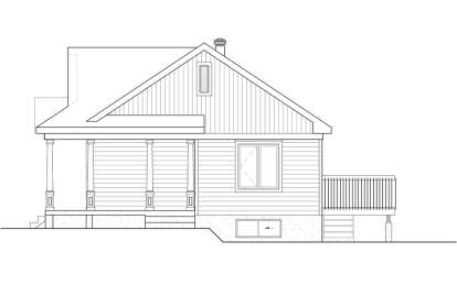 Cottage House Plan #6146-00587 Elevation Photo