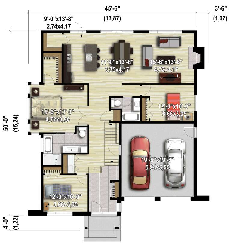House Plan House Plan #30484 Drawing 1