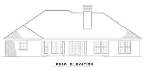 Ranch House Plan #110-00093 Elevation Photo