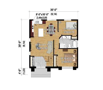 Main Floor  for House Plan #6146-00597