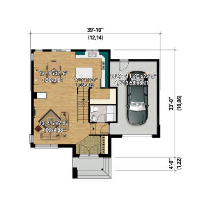 Main Floor  for House Plan #6146-00599