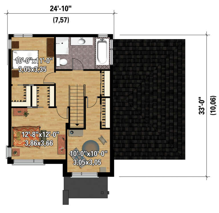 House Plan House Plan #30492 Drawing 2