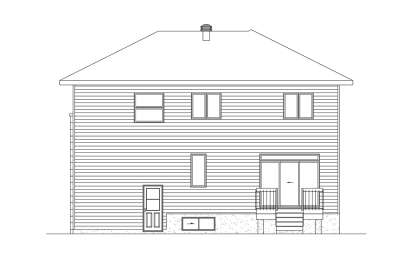 Contemporary House Plan #6146-00600 Elevation Photo