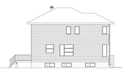 Contemporary House Plan #6146-00600 Elevation Photo