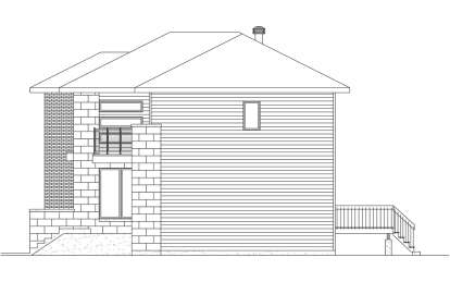 Contemporary House Plan #6146-00600 Elevation Photo