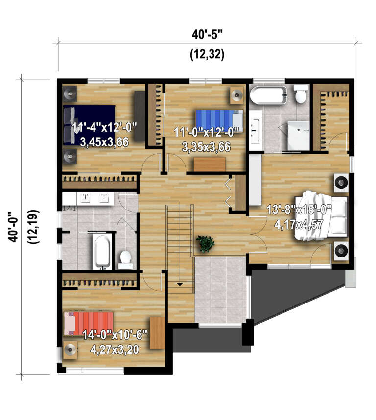 House Plan House Plan #30493 Drawing 2