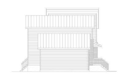 Contemporary House Plan #6146-00601 Elevation Photo