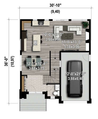 Main Floor  for House Plan #6146-00604