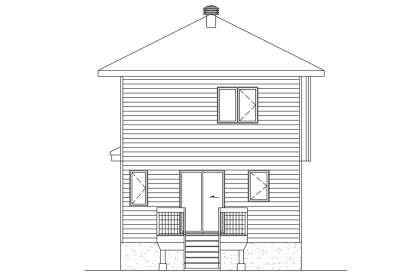 Contemporary House Plan #6146-00608 Elevation Photo