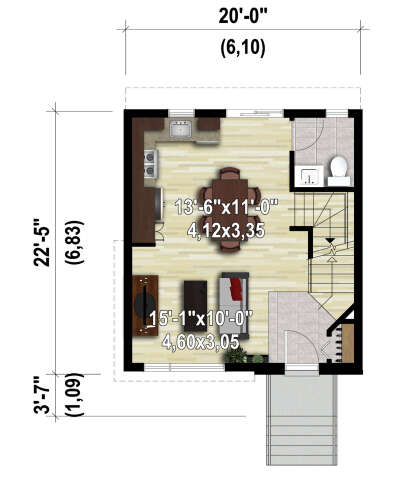 Main Floor  for House Plan #6146-00608
