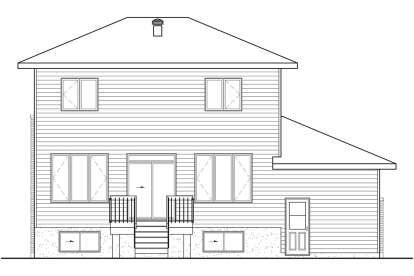 Modern House Plan #6146-00611 Elevation Photo