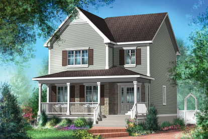 Country House Plan #6146-00612 Elevation Photo