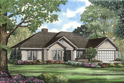 4 Bed, 2 Bath, 2107 Square Foot House Plan - #110-00095
