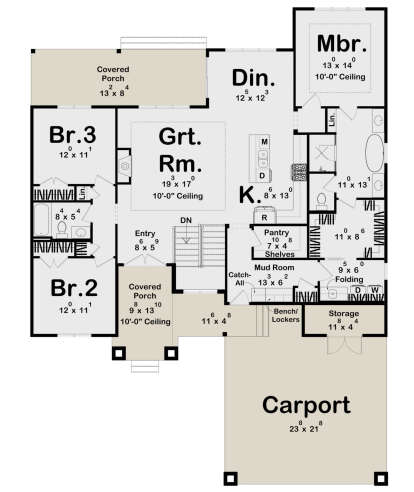 Main Floor  for House Plan #963-00877