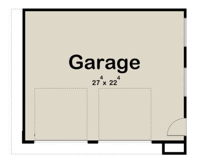 Garage Floor for House Plan #963-00878