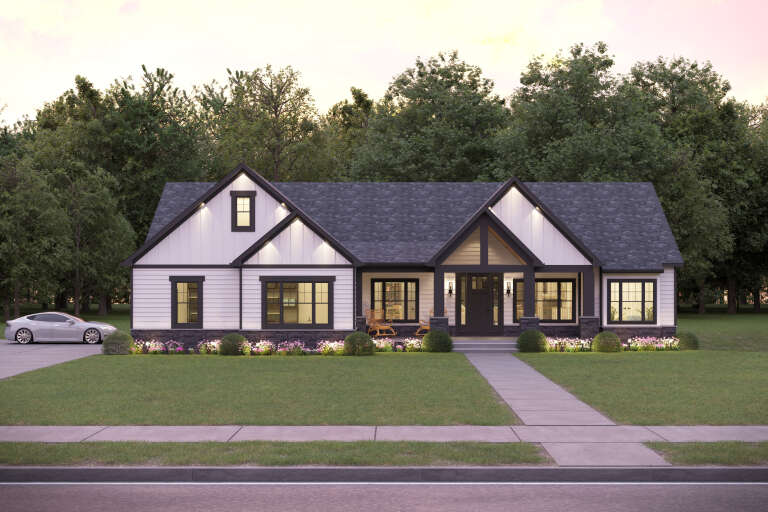 House Plan House Plan #30513 Front Elevation 