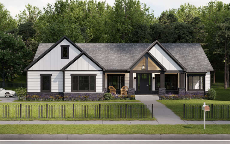 House Plan House Plan #30513 Front Elevation 