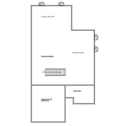 Basement for House Plan #8326-00003