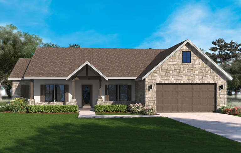 House Plan House Plan #30516 Front Elevation 