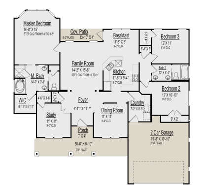 Main Floor  for House Plan #9300-00081