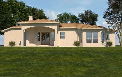 Mediterranean House Plan #9300-00084 Elevation Photo
