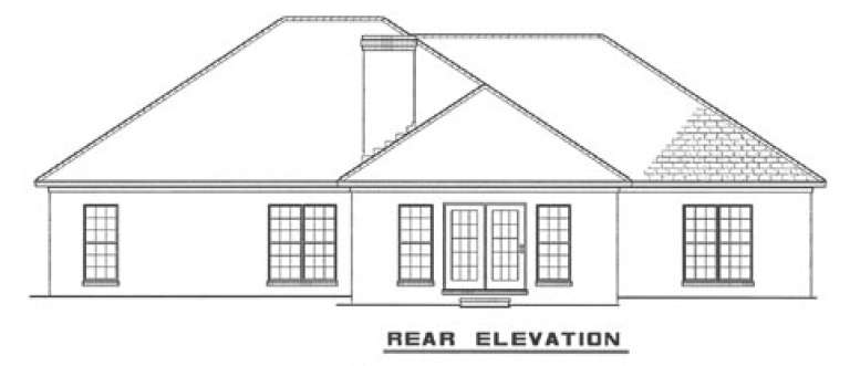 Ranch House Plan #110-00096 Elevation Photo