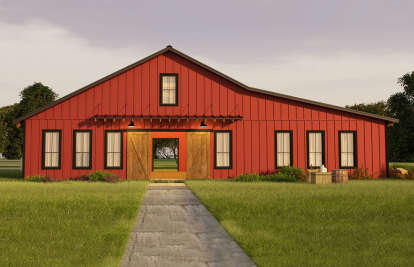 Barn House Plan #9300-00085 Elevation Photo