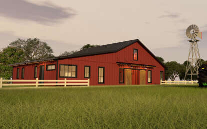 Barn House Plan #9300-00085 Elevation Photo